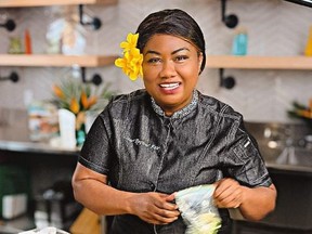Professional chef Raquel Fox is known as the "island gurl".
