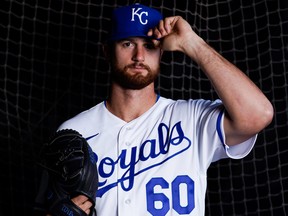 Foster Griffin of the Kansas City Royals poses during photo day at Surprise Stadium on March 20, 2022 in Surprise, Ariz.
