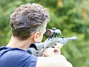 A reader needs to leave her sharpshooter husband, writes Amy.