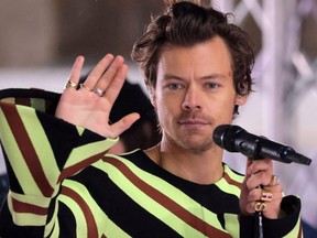 Harry Styles performs on NBC "Today" show in Manhattan, New York on May 19, 2022.