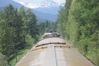 The Rocky Mountaineer makes its way through the B.C. interior. 