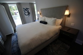 The Signature one-bedroom suite is both roomy and cozy and features a king bed. IAN SHANTZ/TORONTO SUN