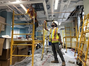Ricardo Brown is an assistant site superintendent with BDA Inc., a construction company specializing in renovations and additions. He worked his way up from being an apprentice. SUPPLIED PHOTO