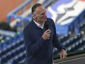 Toronto Blue Jays president Mark Shapiro unveiled that the team with be spending $300M in the next few season to renovate the Rogers Centre into a state-of-the-art sports entertainment facility  in Toronto, Ont. on Thursday July 28, 2022. Jack Boland/Toronto Sun