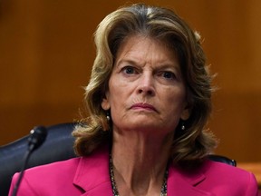 U.S. Senator Lisa Murkowski listens to testimony during the Senate Committee for Health, Education, Labor, and Pensions hearing on the COVID-19 response, in Washington, D.C., May 12, 2020.