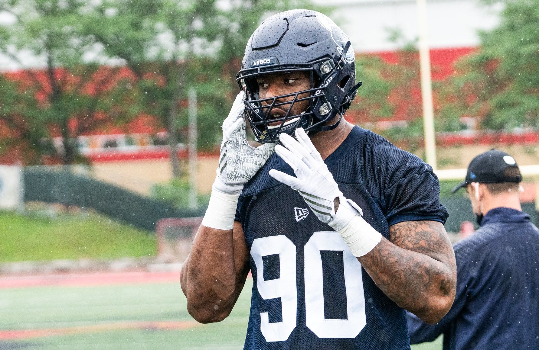 Argonauts' Shawn Oakman key to stopping Blue Bombers running game again Toronto Sun