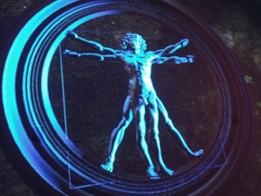 Vitruvian Man is part of the Leonardo: The Universal Man exhibit at PERCEPTION Las Vegas.