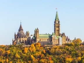 Parliament Hill is seen in Ottawa.