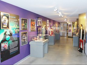 The  Justin Bieber: Steps to Stardom exhibit at the Stratford Perth Museum.