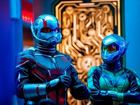 A look at Ant-Man and the Wasp at inside the Worlds of Marvel experience on the Disney Wish.