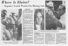 Die Jagd nach Elaine.  TAMPA TRIBUNE