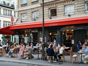 Le Progrès cafe in the Marais quarter.