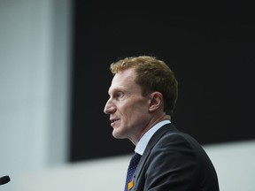 Minister of Crown-Indigenous Relations Marc Miller speaks in Ottawa on May 16, 2022. Miller says the “gaps” in Pope Francis’s apology to residential school survivors cannot be ignored.
