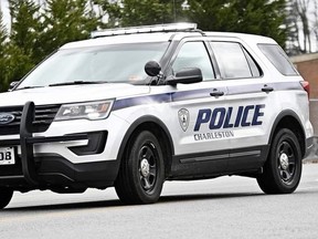 Charleston Police Department vehicle.