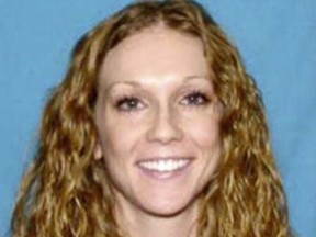 This undated photo provided by the U.S. Marshals Service shows Kaitlin Marie Armstrong. The U.S. Marshals Service said Thursday, June 30, 2022, that Armstrong who is suspected in the fatal shooting of professional cyclist Anna Moriah Wilson at an Austin, Texas, home, has been arrested in Costa Rica.
