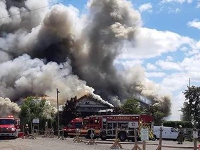 The Old Marina Restaurant was destroyed by fire over the weekend.