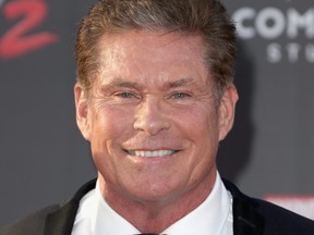 David Hasselhoff at the premiere of Disney and Marvel's "Guardians Of The Galaxy Vol. 2" at Dolby Theatre on April 19, 2017 in Hollywood, Calif.