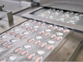 Pfizer's coronavirus disease (COVID-19) pill Paxlovid is packaged in Ascoli, Italy, in this undated image obtained by Reuters on November 16, 2021.