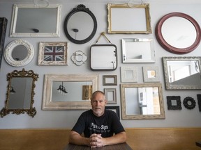 Paul Feather, vice-chair of the Collingwood Business Improvement Association and co-owner of Fish and Sips restaurant poses for a photo at his restaurant in Collingwood, Ont., Thursday, June 30, 2022.