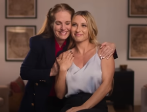 Charlotte Laws and daughter Kayla, right, in a screengrab from Netflix docuseries The Most Hated Man on the Internet.