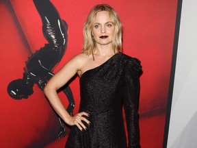 Mena Suvari attends the "American Horror Story" 100th episode Celebration in Los Angeles, Oct. 28, 2019 .