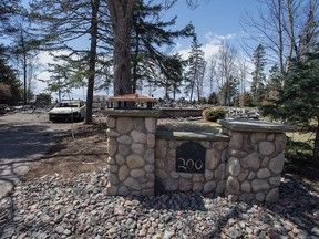 A fire-destroyed property registered to Gabriel Wortman at 200 Portapique Beach Road is seen in Portapique, N.S. on Friday, May 8, 2020.