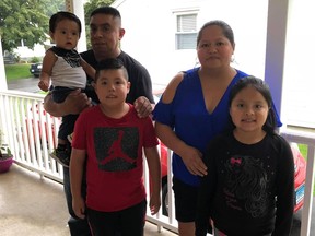 Pedro Panjon, wife Sonia Loja and their three children. Loja and the three children are dead in an alleged triple murder suicide.