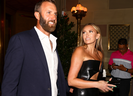 Golf star Dustin Johnson and his new bride, Paulina Gretzky attend a LIV Golf gala in New York.