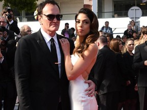 Quentin Tarantino and wife Daniella Pick attend the "Once Upon a Time in Hollywood" premiere in Cannes, France, May 21, 2019.