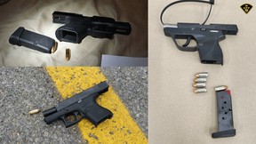 Firearms seized during Project Myra. (OPP photo)