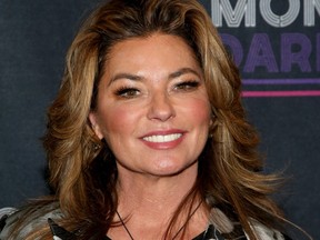Singer/songwriter Shania Twain attends the eighth anniversary celebration of Mondays Dark at The Theater at Virgin Hotels Las Vegas on Dec. 13, 2021 in Las Vegas, Nevada.