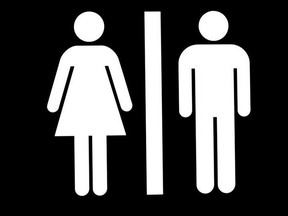 Standard male aand female washroom Icons.