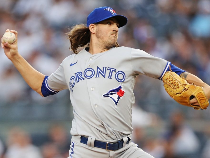 Kevin Gausman of the Toronto Blue Jays poses for a photo during