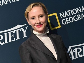 Actress Anne Heche attends Variety's "Salute To Service" event in New York City, Jan. 11, 2018.