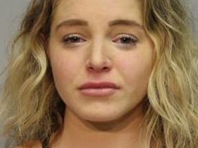 Courtney Clenney's booking photo.