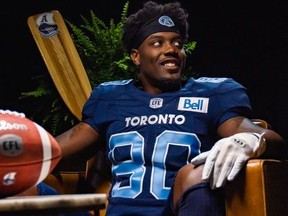 DaVaris Daniels of the Argos says his father, Phillip Daniels, has been part of his football life since Day 1.