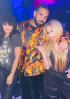 Drake shared a photo with Fefe Dobson and Avril Lavigne to his Instagram.
