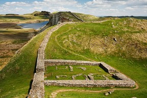 Milecastle 39 part of Hadrian's Wall in Northumberland on the Scottish border. GETTY PICTURES
