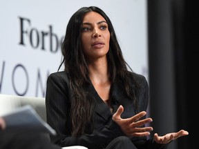 Kim Kardashian attends the 2017 Forbes Women's Summit at Spring Studios on June 13, 2017 in New York City. (Photo credit should read ANGELA WEISS/AFP via Getty Images)
