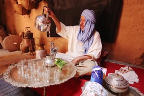 Hot mint tea is a common drink in Morocco. Photo by Pamela Roth