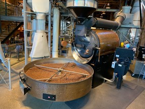 The Starbucks Reserve Roastery, mothership of the chain, where visitors can hear the beans crack at the perfect temperature. Lance Hornby/Toronto Sun