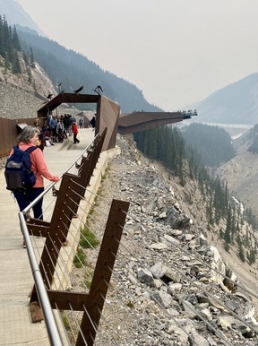 The Columbia Icefield Skywalk is suspended 280 metres over the Sunwapta Valley near the Athabasca Glacier. CYNTHIA MCLEOD/TORONTO SUN