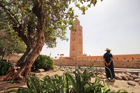 The Koutoubia Mosque is the largest mosque in Marrakech and was erected in the 12th century. Photo by Pamela Roth