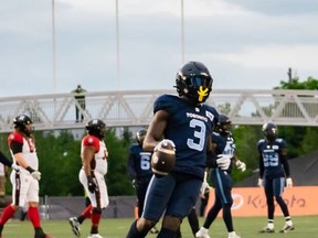 Argonauts defensive back Jamal Peters had three interceptions against Hamilton on Friday, Aug. 26, including one for a touchdown.
