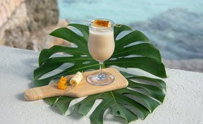 Dirty Banana Cocktail – Rajiv Johnson, bartender for Sandals, Montego Bay.
