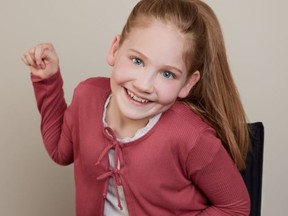 Kelty Allanach, 12, who has CP, joins Team Canada from Alberta. (Tilley Nelson photo)