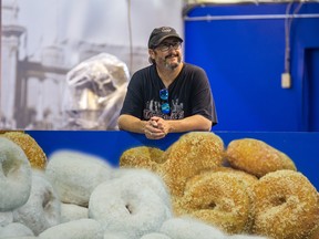 Derek Brazier, of Tiny Tom's Donuts, was setting up ahead of the CNE at the Food Building in Toronto, Ont. on Wednesday Aug. 10, 2022.