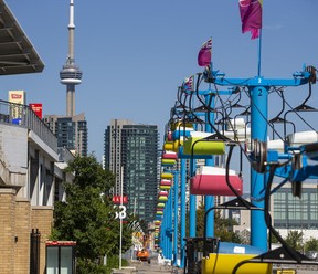 CNE set up and preparation is underway in Toronto, Ont. on Wednesday, Aug. 10, 2022. ERNEST DOROSZUK/TORONTO SUN