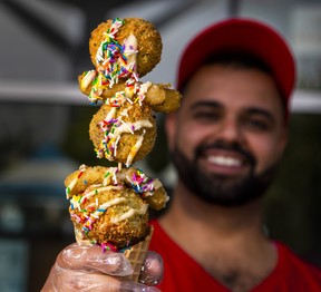 Leaning T.O.wer of Pisa at The Ex. (Ernest Doroszuk/Toronto Sun)