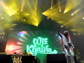 Wiz Khalifa performs during 2017 Governors Ball Music Festival at Randall's Island on June 4, 2017 in New York City.